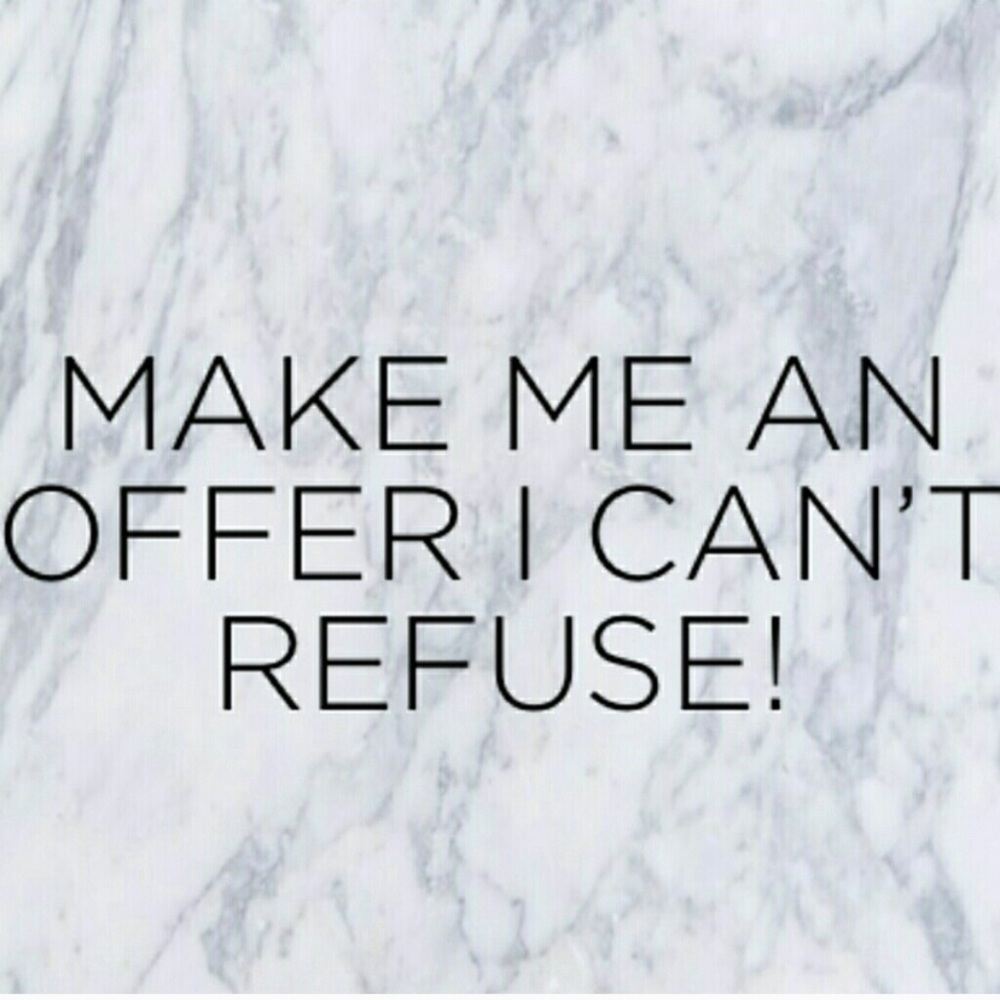 Reasonable offers available